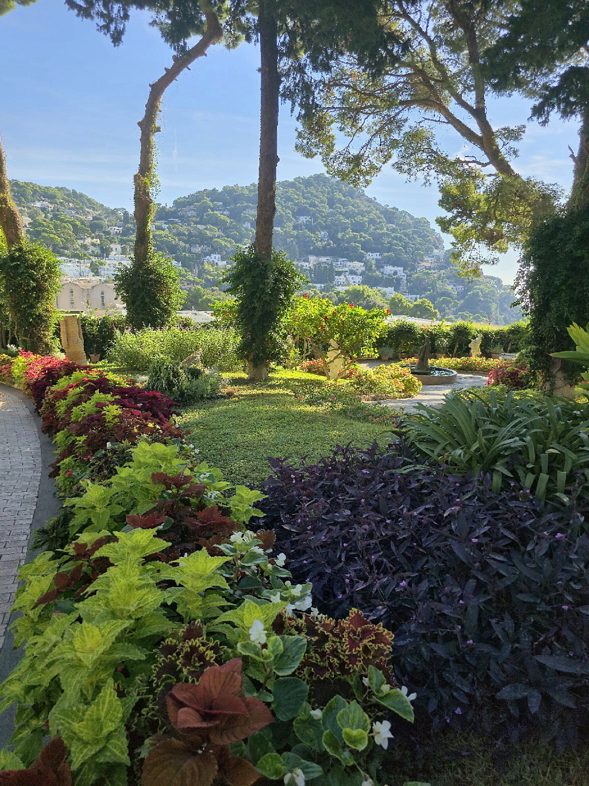 Giardini di Augusto in Capri in bloom