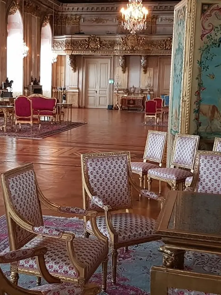 Ornate salon in Stockholm Royal Palace