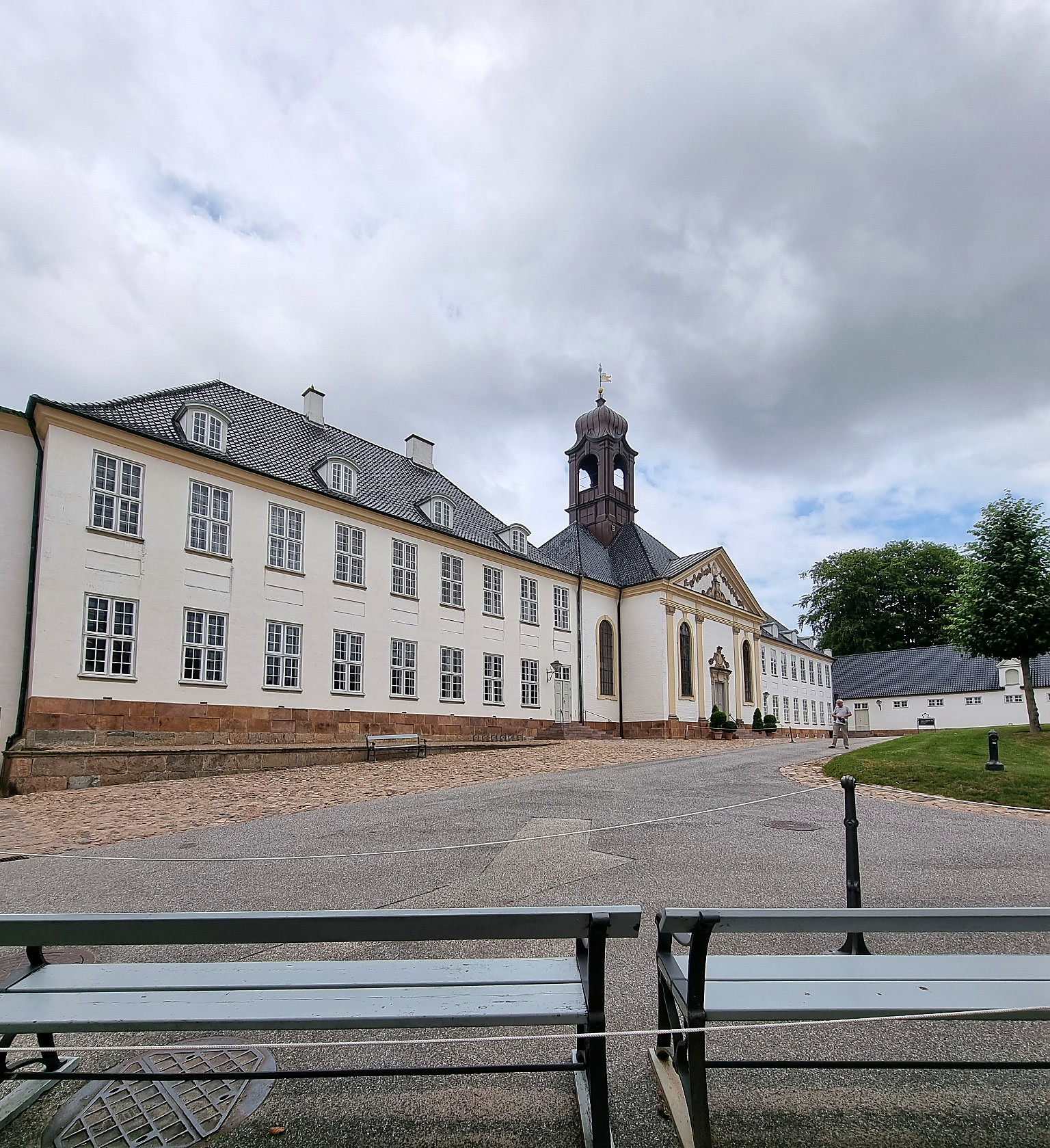 Fredensborg Palace Church and palace buildings