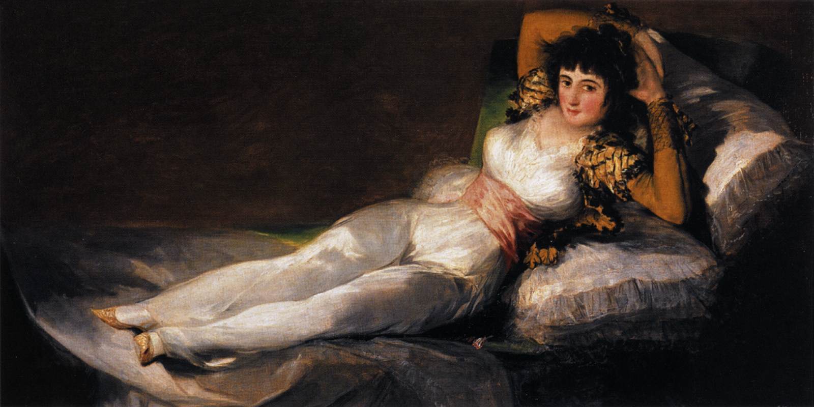 Francisco de Goya's The Clothed Maja in the Museo del Prado.