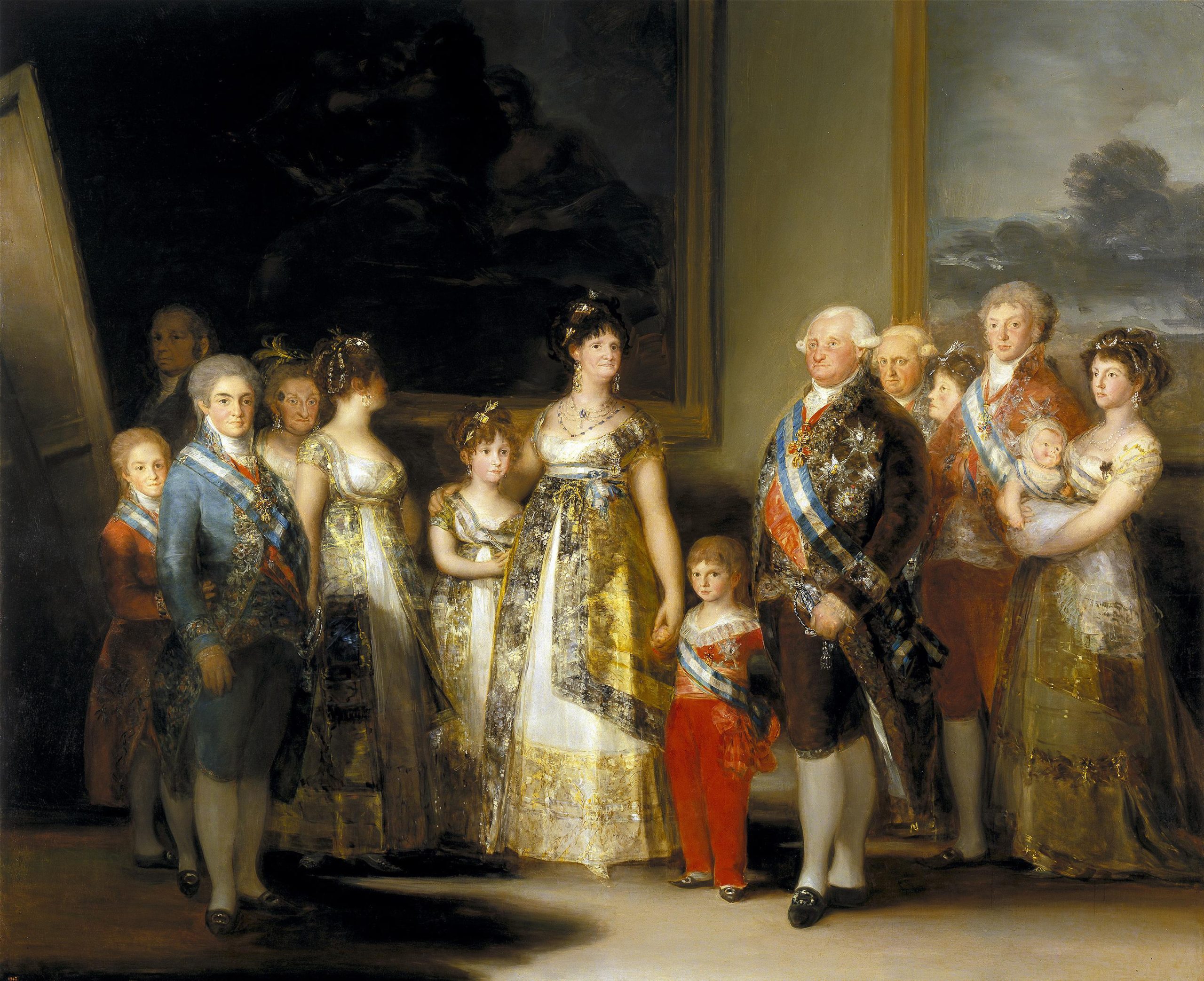 Francisco de Goya's The Family of Charles IV in the Museo del Prado.