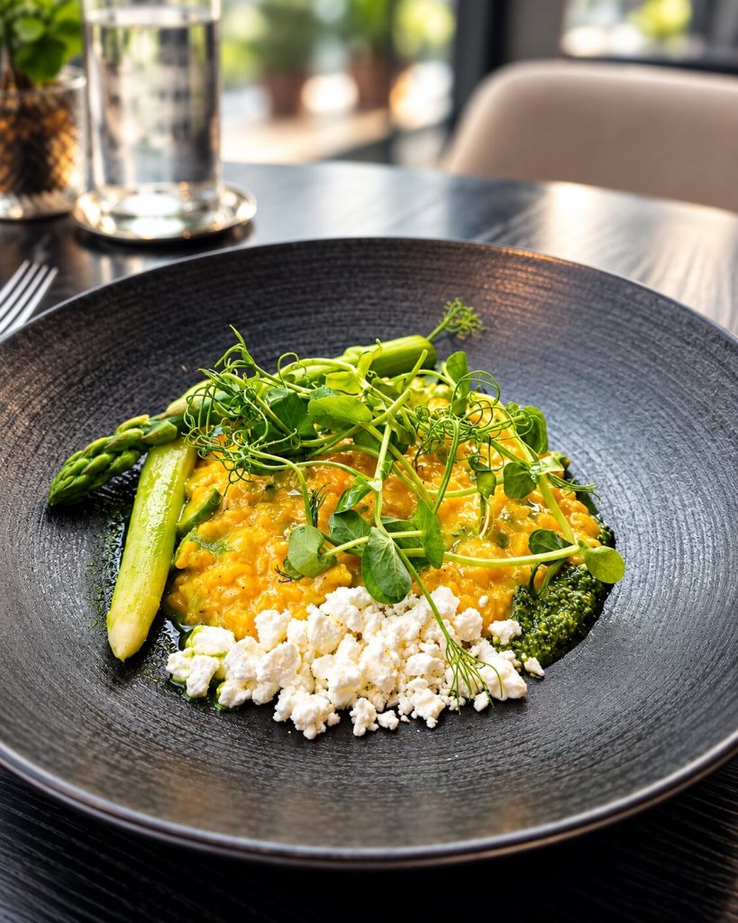 Dish at Fenchurch restaurant in London’s Sky Garden