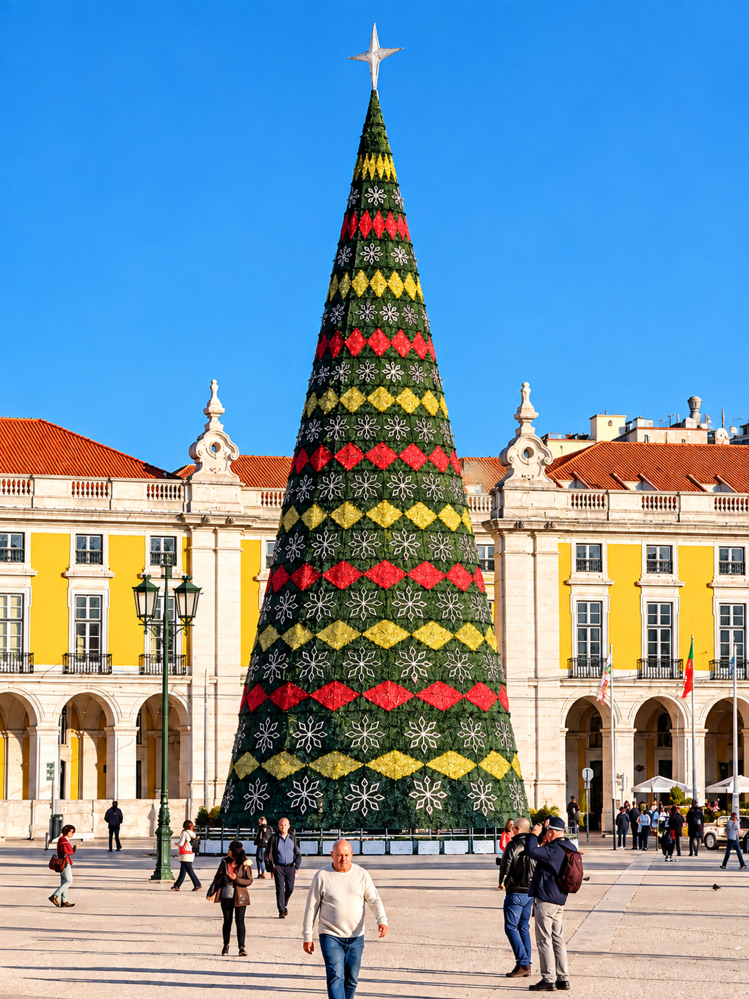 Praça do Comércio during the Christmas season