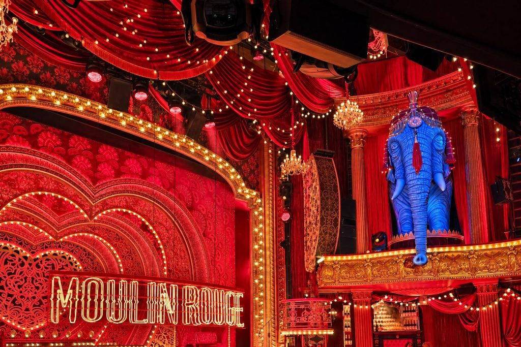 Inside the Piccadilly Theatre before Moulin Rouge! The Musical