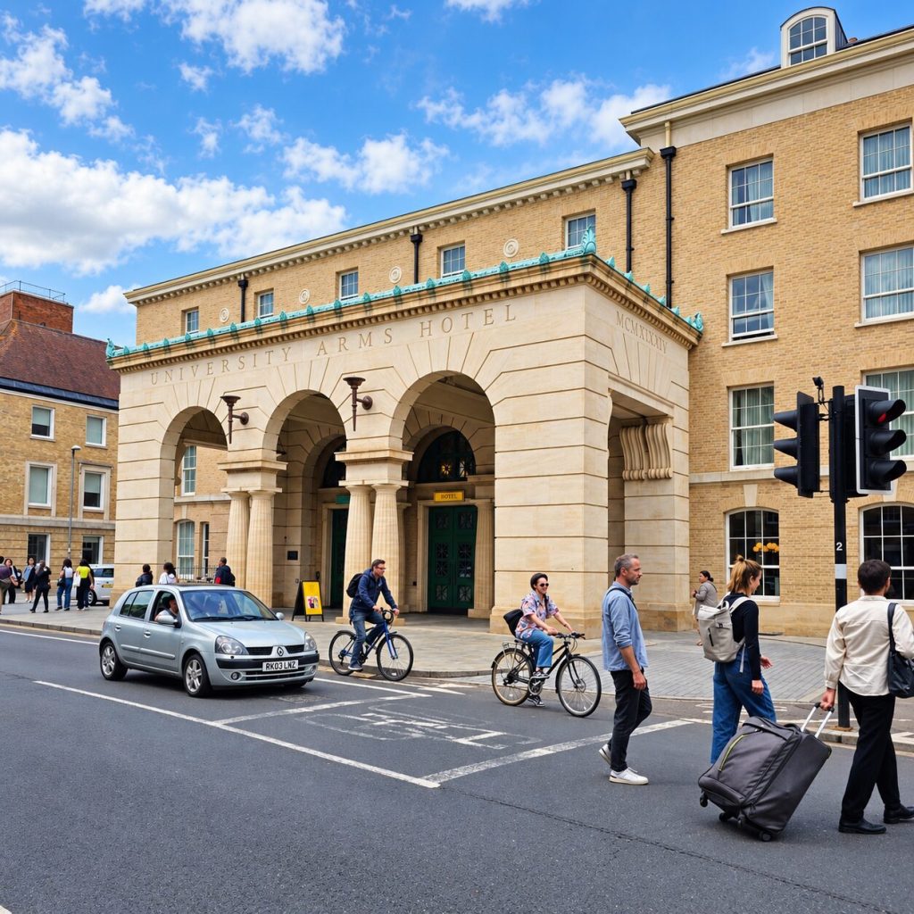 University Arms hotel in Cambridge