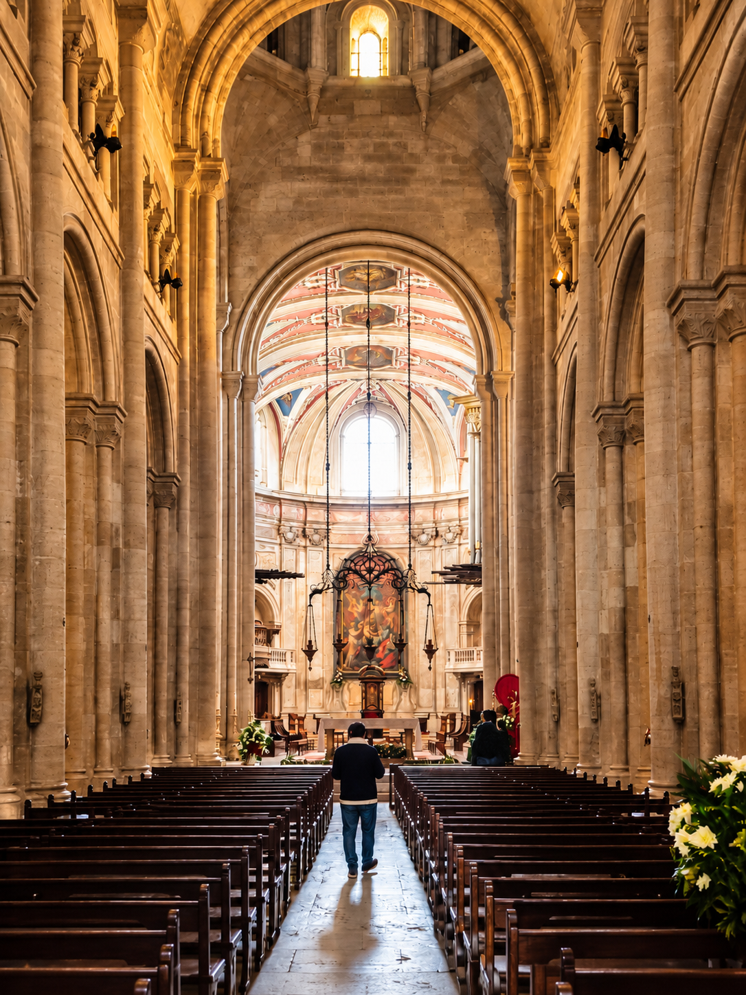 Interior of Lisbon Cathedral Sé